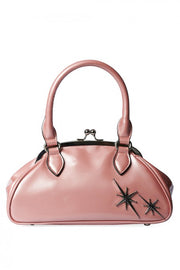 Banned Retro 1950's Counting Stars Light Pink Atomic Handbag