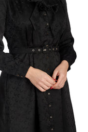 Banned Retro 40's 50's Black Moon Halloween Print Swing Dress*