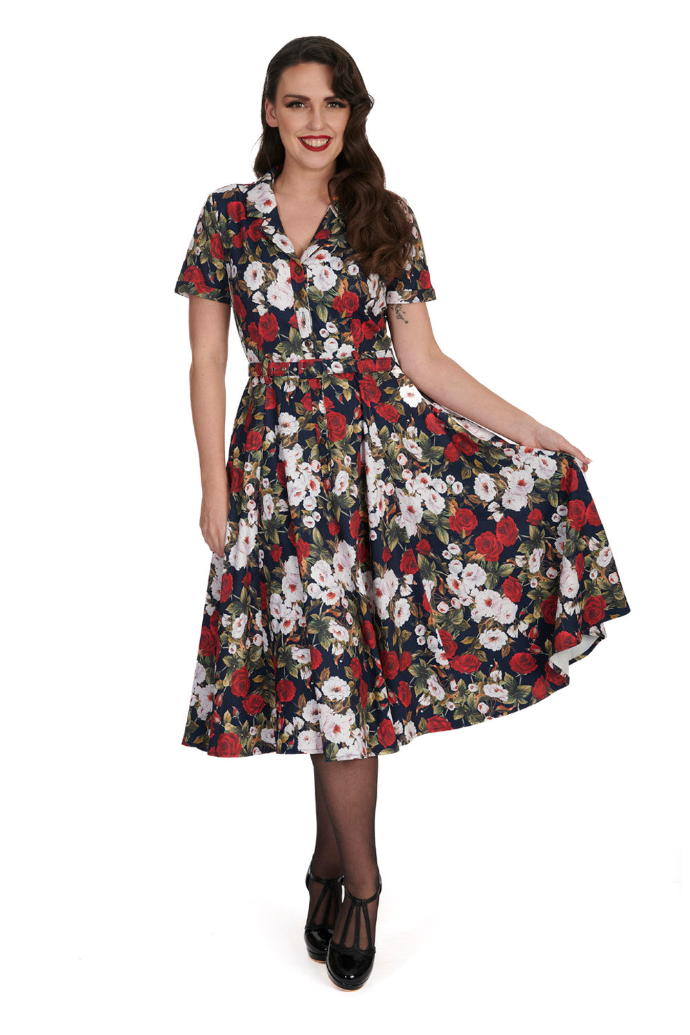 Dresses and Skirts Cherry Red Vintage