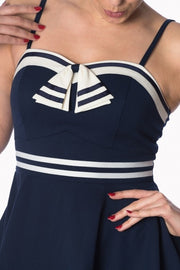 Banned Retro Set Sail Sailor Navy Summer Dress