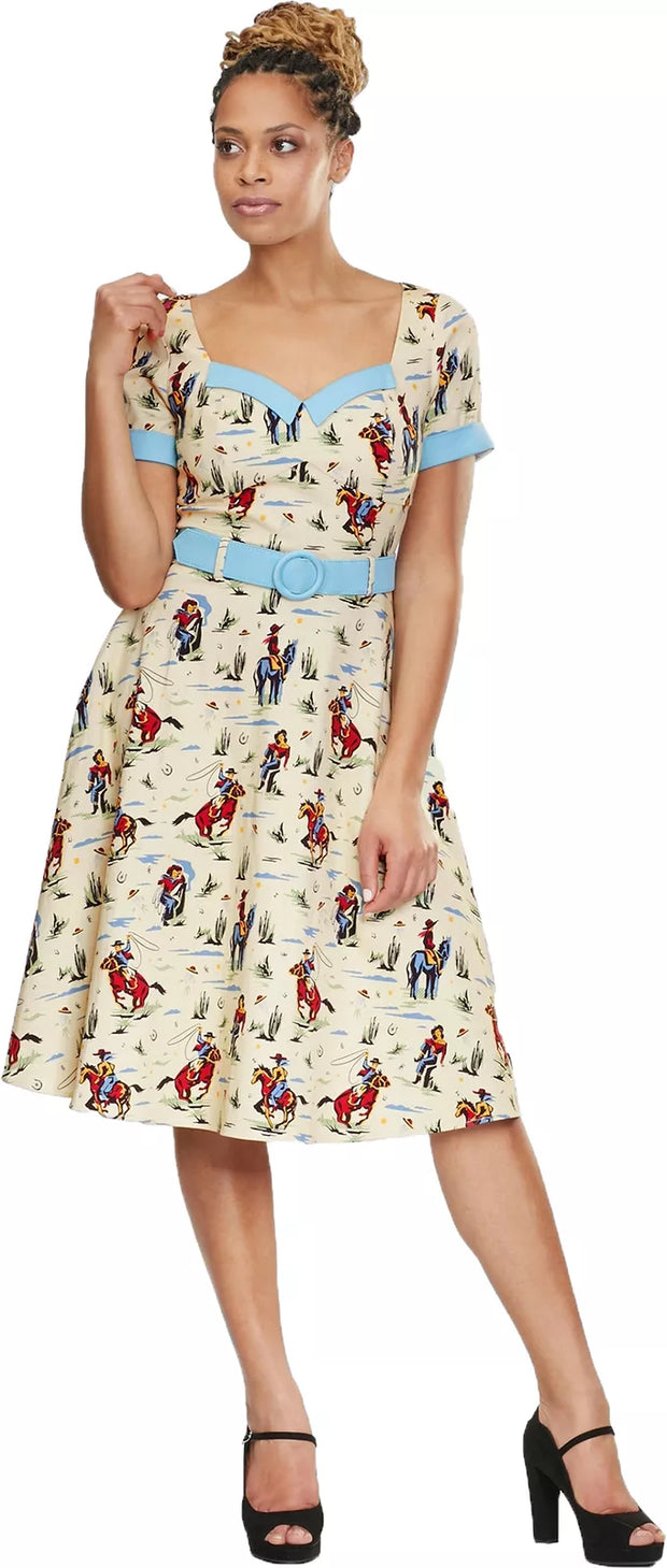 Collectif Roberta Rodeo Dancer Swing Dress