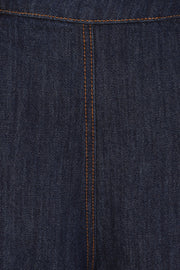 Collectif 40s Estella High Waisted Navy Blue Denim Jeans