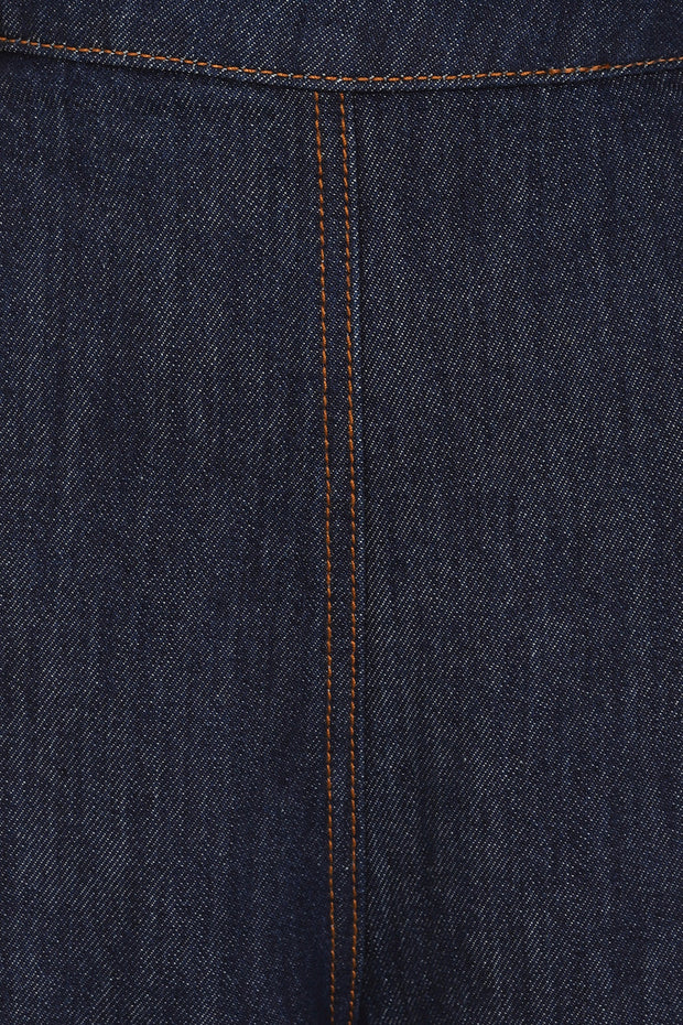 Collectif 40s Estella High Waisted Navy Blue Denim Jeans