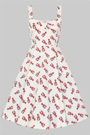 Collectif 50s Emmie Rock Lobster Flared Dress