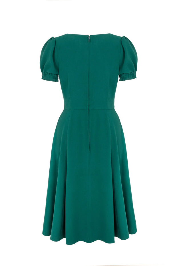 Hell Bunny 1940s Aubrey Green Dress