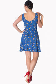 Banned Retro Dive In Blue Sundress