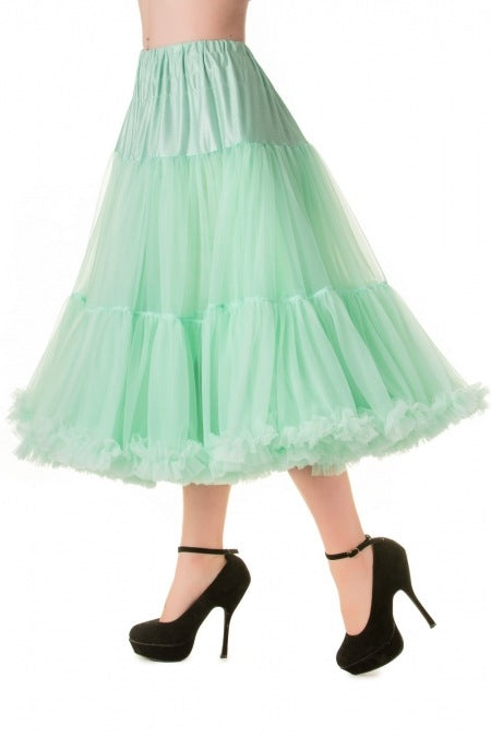 Banned Retro Lifeforms 26" Mint Green Petticoat *