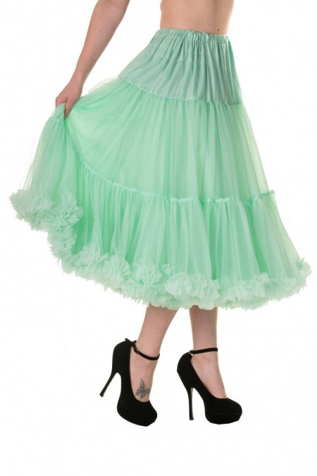 Banned Retro Lifeforms 26" Mint Green Petticoat *