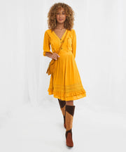 Joe Browns Chloe's Favourite Mustard Yellow Dress